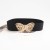 butterfly buckle belt women dress Dress Tightness elasticity belt fashion all-Purpose high Girdle