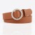 lady Round buckle belt  brief all-Purpose fashion belt  student Cowboy belt