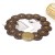 Girdle woman retro wind personality belt Metal splice hollow eyesyk belt