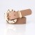 lady fashion personality belt occidental style trend brief Cowboy belt big head Metal buckle ornament belt