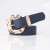 lady fashion personality belt occidental style trend brief Cowboy belt big head Metal buckle ornament belt