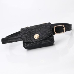 lady belt fashion leopard belt bag Mini chain bag all-Purpose Clothing bag rem..