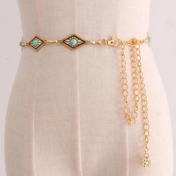 occidental style fashion retro Metal pattern chain lady all-Purpose Dress Suit..