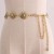 occidental style fashion retro Metal pattern chain lady all-Purpose Dress Suit accessories agate ornament belt