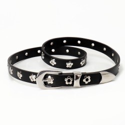 occidental styleins wind head eyes belt woman  silver color buckle new fashion..