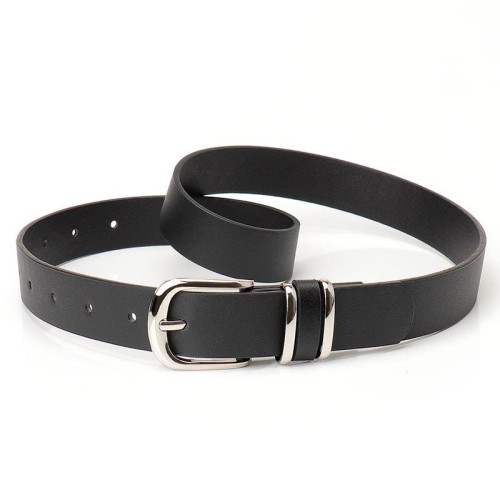 occidental style leopard Double circle belt woman  Korean styleins windPU leather all-Purpose Cowboy Dress wome