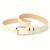 occidental style leopard Double circle belt woman  Korean styleins windPU leather all-Purpose Cowboy Dress wome