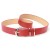 occidental style leopard Double circle belt woman  Korean styleins windPU leather all-Purpose Cowboy Dress wome
