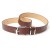 occidental style leopard Double circle belt woman  Korean styleins windPU leather all-Purpose Cowboy Dress wome
