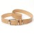 occidental style leopard Double circle belt woman  Korean styleins windPU leather all-Purpose Cowboy Dress wome