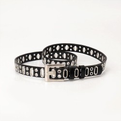  style belt woman hollow eyes women belt punk neutral man wind belt