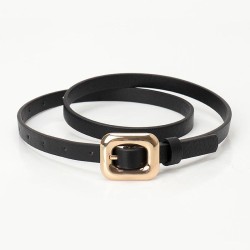 fashion brief buckle belt woman all-Purpose belt multicolor Optional elegant a..
