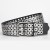occidental style wind four three row eyes punku belt man woman same style personality trend belt