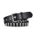 ( black) occidental styleins wind fashion Bullet mosaic man personality punk ornament Cowboy belt woman