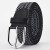 weave elasticity leisure man belt  Alloy buckle Tightness lady canvas trend belt belt