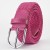 weave elasticity leisure man belt  Alloy buckle Tightness lady canvas trend belt belt