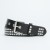 occidental style punk man belt Metal gold Word four Rivet ornament eyes buckle hollow belt woman