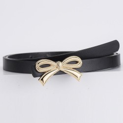EUEI lady all-Purpose ornament bow belt Clothing collocation Dress CowboyPU be..