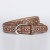  personality Double row claw diamond  black lady punk wind retro Alloy belt