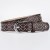 EIemu buckle Rivet punk wind eyesPU belt high lady Cowboy belt