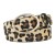 Round buckle leopard stylePU belt occidental style wind high all-Purpose ornament belt lady belt