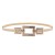 occidental style Metal belt woman fashion collocation Dress sweater Tightness elasticity chain Girdle