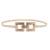 occidental style Metal belt woman fashion collocation Dress sweater Tightness elasticity chain Girdle