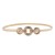 occidental style Metal belt woman fashion collocation Dress sweater Tightness elasticity chain Girdle