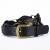  retro wind Girdle woman personality belt Metal splice eyes fitting splice belt