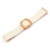 occidental stylePP Straw belt fashion all-Purpose Korean style lady buckle Round buckle Tightness ornament buc
