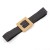 occidental stylePP Straw belt fashion all-Purpose Korean style lady buckle Round buckle Tightness ornament buc