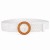 occidental stylePP Straw belt fashion all-Purpose Korean style lady buckle Round buckle Tightness ornament buc