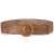 occidental stylePP Straw belt fashion all-Purpose Korean style lady buckle Round buckle Tightness ornament buc