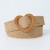  stylecmPP fashion sweet love buckle Tightness elasticity weave belt samll wind ornament Dress belt