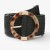 fashion elasticity weave lady width GirdlePP ornament Dress Suit Round buckle retro belt