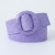 summer resin Round buckle fashionPP elasticity weave width belt samll Dress Girdle