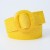 summer resin Round buckle fashionPP elasticity weave width belt samll Dress Girdle