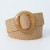 summer resin Round buckle fashionPP elasticity weave width belt samll Dress Girdle