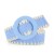 occidental stylePP imitate Straw Tightness elasticity lady width belt Round buckle blue patchwork elegant ornam