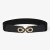 occidental style palace retro carving buckle buckle fashion lady Tightness elasticity weave width Girdle belt 