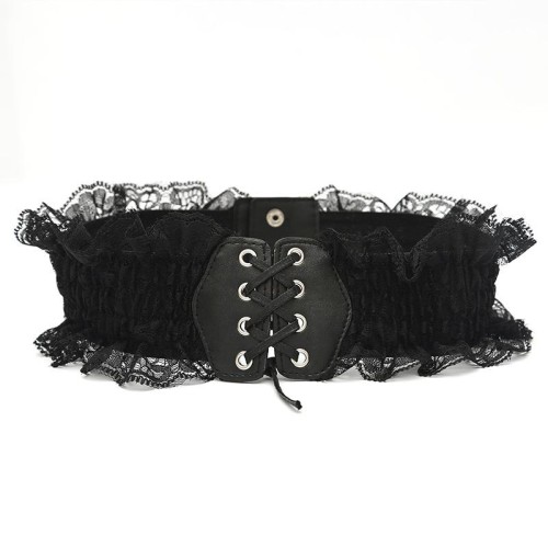 lace belt woman lovely Waist retraction thin belt retro temperament women elasticity Tightness Girdle
