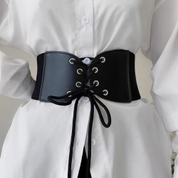  retro belt belt women dress Dress big woolen elasticity Tightness Girdle