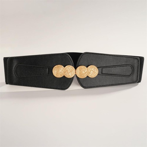 all-Purpose fashion buckle belt lady ornament big belt elasticity Tightness width Girdle