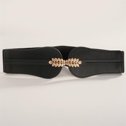 leaves buckle Tightness width Girdle women dress Dress high lady belt belt