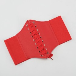 style belt women dress big brief all-Purpose fashion width Tightness occident..