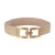 lady belt square Alloy buckle high Girdle high elasticity Dress