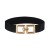  lady belt square Alloy buckle high Girdle high elasticity Dress