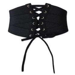 occidental style wind lady Tightness elasticity super width Girdle belt width ..