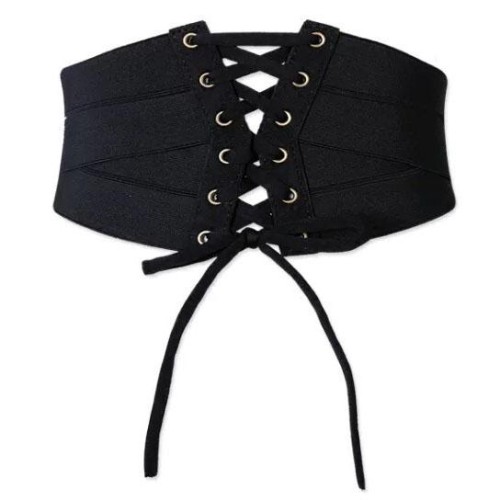 occidental style wind lady Tightness elasticity super width Girdle belt width Waist retraction belt