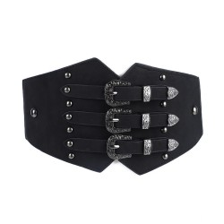 belt Tightness black width belt woman fashion Girdle woman ornament lady
